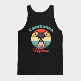 Chihuahua mama mom Dog puppy Lover Cute Mothers Day Tank Top